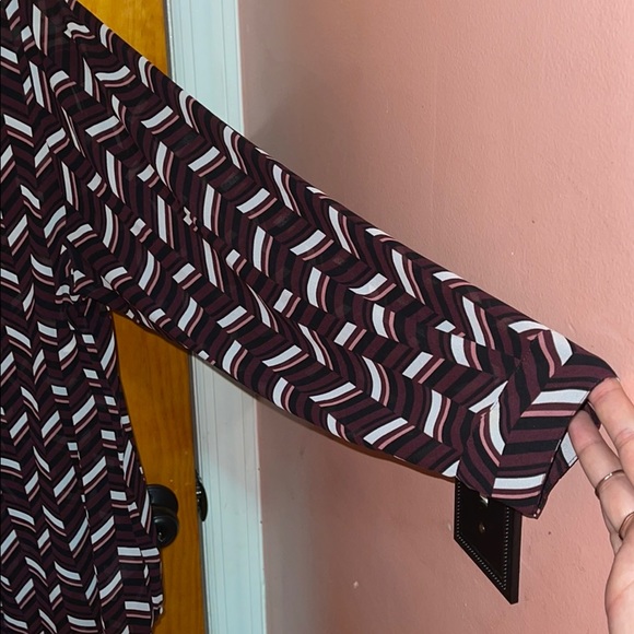 Mikhael Kors Patterned Blouse Size 2X - Picture 4 of 7